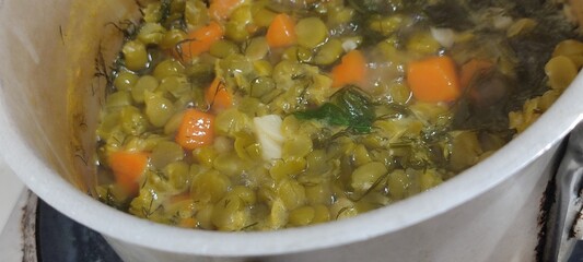 soup with vegetables