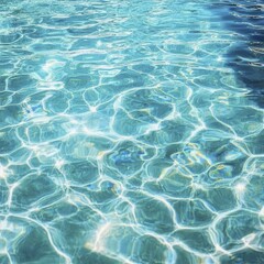 Obraz premium Abstract Water Surface with Sun Reflection