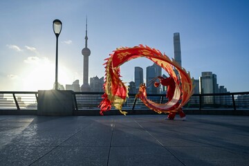 Colorful Dance in Shanghai, China, July 27, 2024
