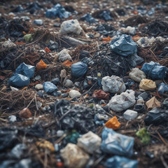 plastic pollution and waste from the industrial plastic production industry 