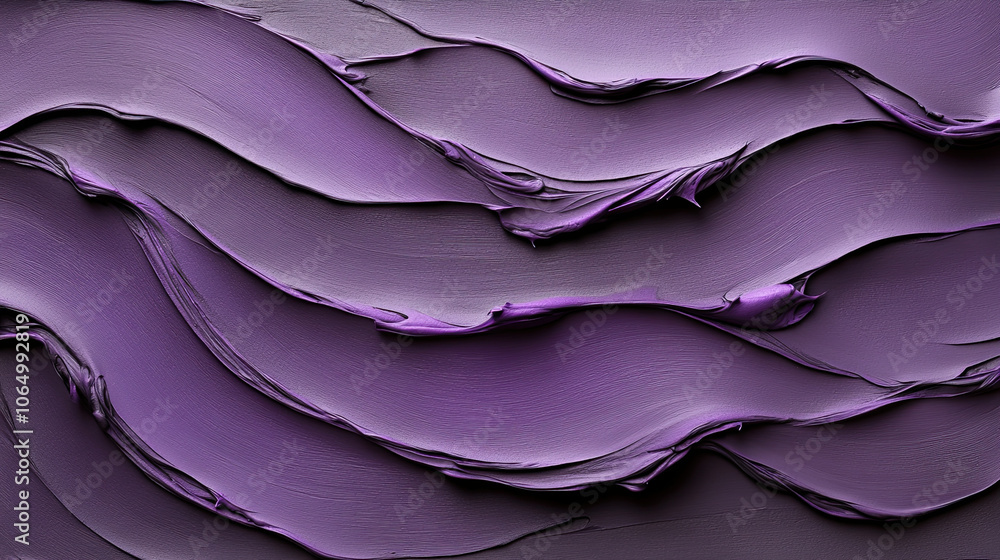 Poster captivating display of purple paint texture with smooth, flowing waves, creating sense of depth and 