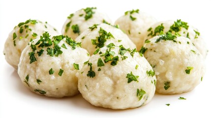Delicious Close-Up View of Steamed Food Balls