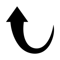 Swoop Arrow glyph icon