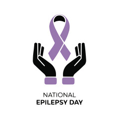 Fototapeta premium National Epilepsy Day vector design