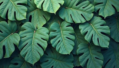 Obraz premium Tropical Leaves Background
