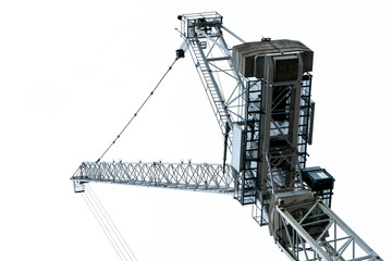 Large Cranes Used To Transport Heavy Items Short Distances Or Over Other Static Objects