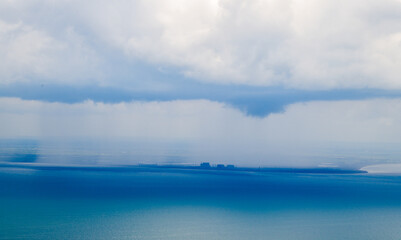 Bad Weather Seen From An Aircraft Approaching To Bring Heavy Rain And/Or Strong Winds