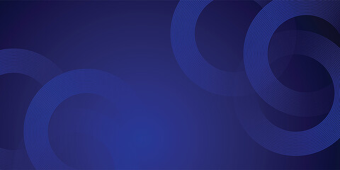 Abstract blue glowing geometric lines modern shiny blue circle lines pattern. Suit for cover, banner, brochure. vektor