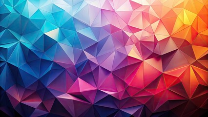 Fototapeta premium Abstract low poly surface background with polygonal plane design, , geometric, modern, minimalist, digital art, technology