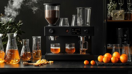 Training lab for artisanal coffee with topquality equipment and design