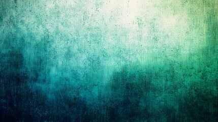 Fototapeta premium Grainy Teal and Green Gradient Texture Background