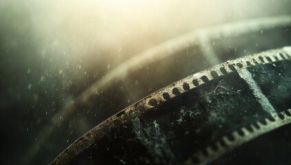 Old vintage style movie film, great background for articles about movies