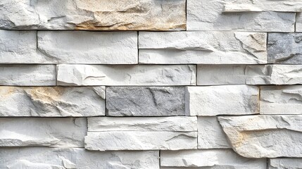 Textured Light Gray Stone Wall
