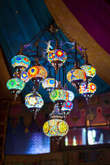 Beautiful Traditional Arabian Turkish ceiling lamps and light bulb decorations for interior home...