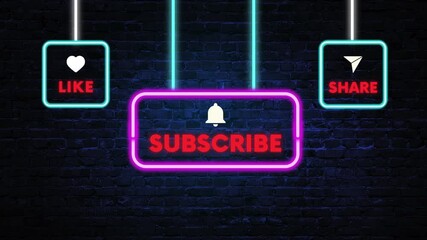 Youtube outro video thanks for watching like share comment subscribe animated animation text - Powered by Adobe