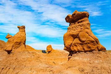 The various shapes fill Goblin Valley.