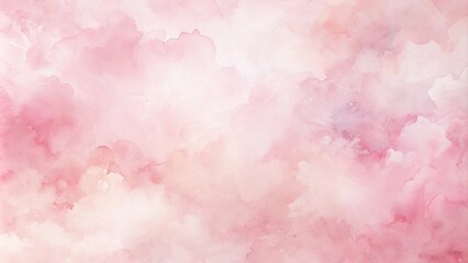 Fototapeta premium Soft pink watercolor abstract background with gentle blending of colors, pink, watercolor, abstract, background, gentle, blending