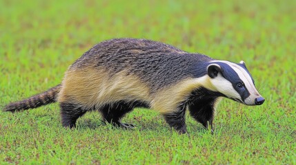 The European badger, also called the Eurasian badger, is a type of badger found in most parts of Europe. They belong to the weasel family.