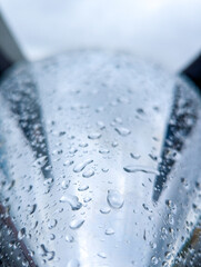Chrome Shiny Aircraft Spinner Cone With Rain Drops