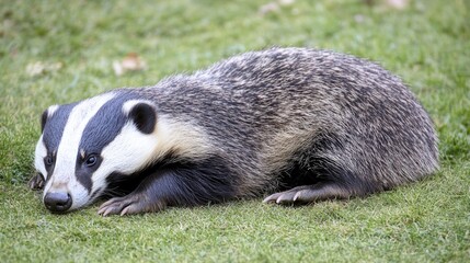 The European badger, also called the Eurasian badger, is a type of badger found in most parts of Europe. They belong to the weasel family.