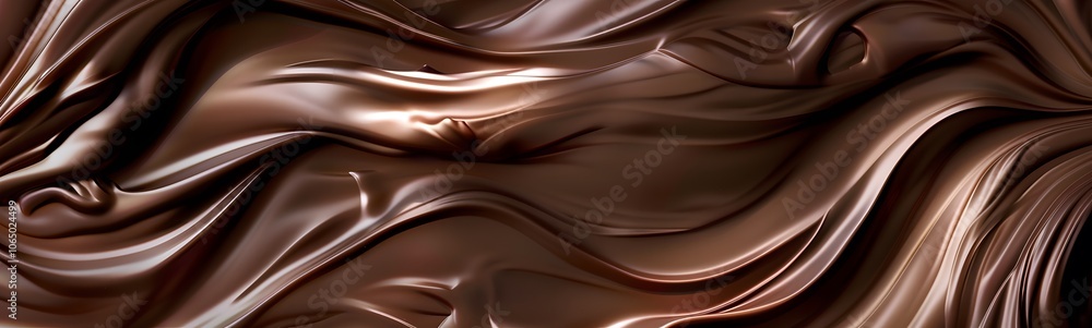 Poster chocolate background texture brown milk wave liquid cocoa cream swirl choco abstract dark coffee. te