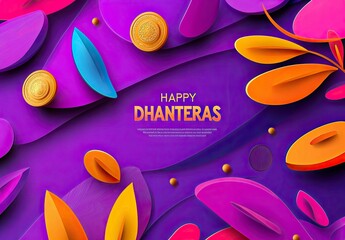 Naklejka premium Happy and serene with text 