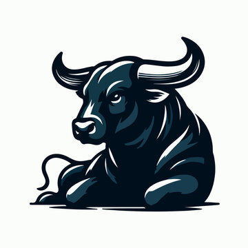 recommend clip art: bull logo illustration