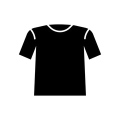 Naklejka premium T-shirt icon. Clothes symbol. Flat design style eps 10