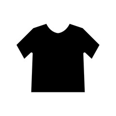 T-shirt icon. Clothes symbol. Flat design style eps 10