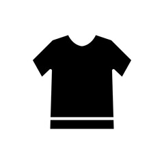 T-shirt icon. Clothes symbol. Flat design style eps 10