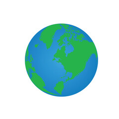Fototapeta premium Earth, World Map, Globe, world map globe, a green and blue planet