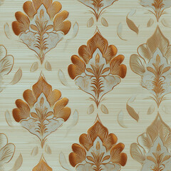 ikat seamless pattern