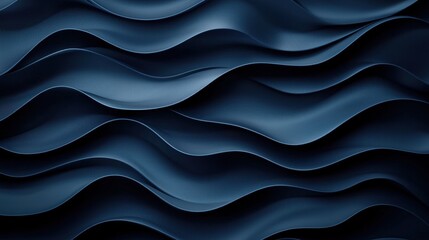 Obraz premium Abstract waves of dark blue texture