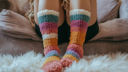 warm fuzzy socks