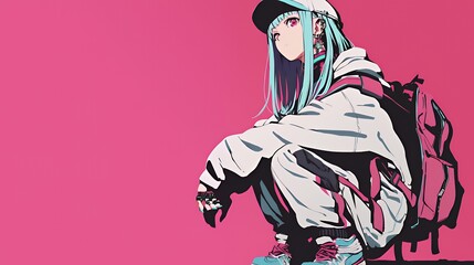 アニメスタイル 　japanese anime style