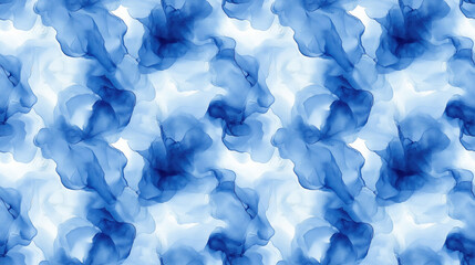 Fototapeta premium Seamless indigo alcohol ink pattern featuring abstract designs ideal for modern art projects