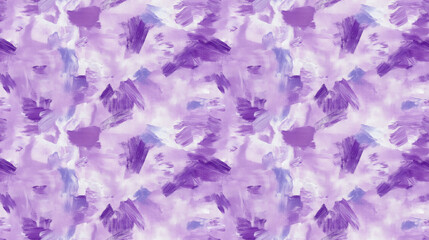 Fototapeta premium Seamless pastel colored hand painted brush pattern in violet hues modern vintage canvas design artistic mixed acrylic style