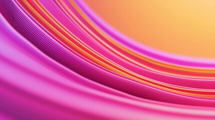 Obraz premium Colorful Abstract Waves in Smooth Gradient Flow