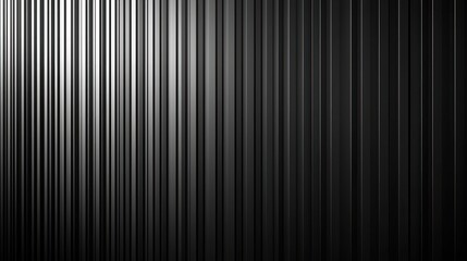 Obraz premium Abstract Black and White Vertical Striped Pattern