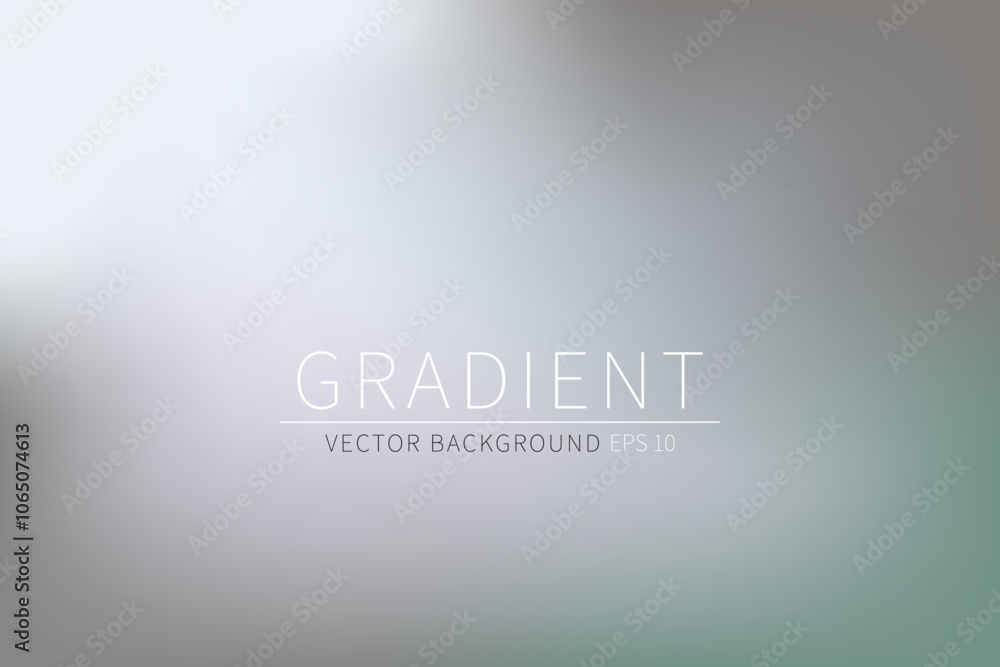 Poster abstract blurred gradient background. silver gradient background with blurred fluid shape. vector il