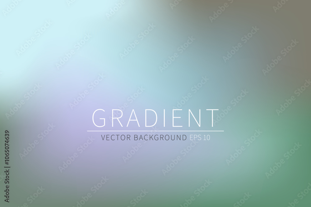 Poster gray and green abstract blurred gradient background. silver gradient background with blurred fluid s