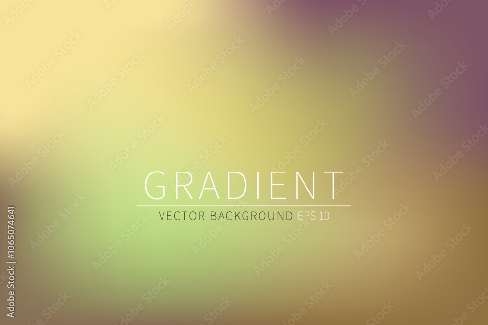 Poster gold abstract blurred gradient background. colorful gradient soft blurred background. vector illustr