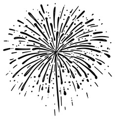 Obraz premium PNG Firework fireworks backgrounds drawing.