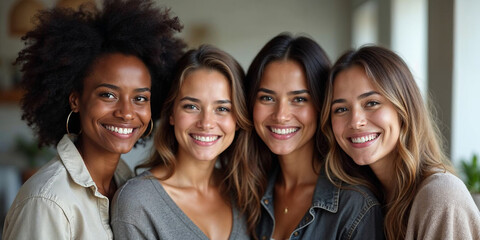 Fototapeta premium portrait of a group of people
