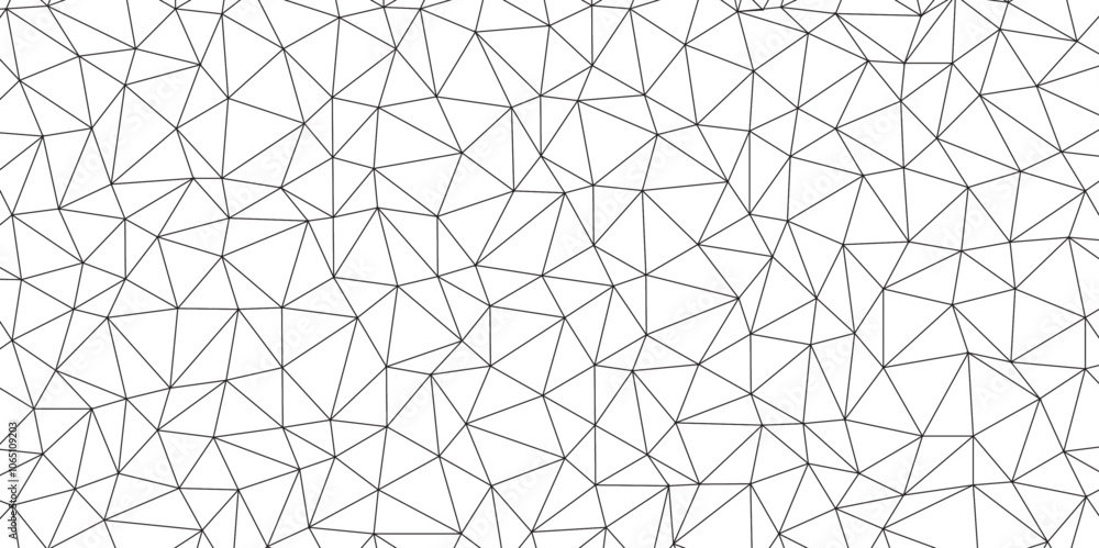 Poster Abstract low poly geometric triangle grid background. Mockup isolated on white background. Retro of geometric shapes. Stock vector technology graphic web design wallpaper template, vector illustration