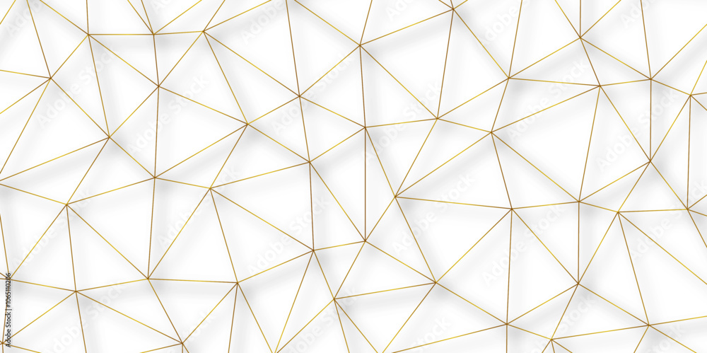 Leinwandbilder Abstract geometric polygonal background shape pattern and molecular design Network connection structure. Communication and web concept digital net web line Big data visualization, vector illustration	