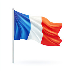 3d waving flag of France