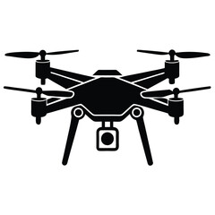 Naklejka premium drone-silhouette eps vector design
