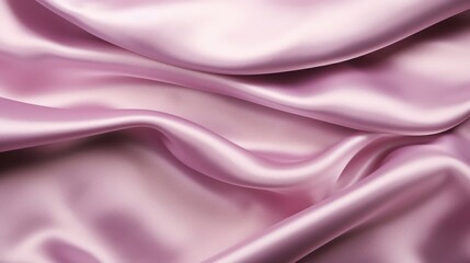 Obraz premium Silk fabric background showcasing a silky, reflective surface with smooth, elegant draping and a soft luster