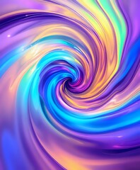 Fototapeta premium Cosmic Vortex Spiral Art Print